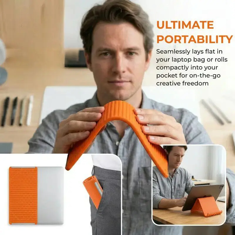 Laptop Accessories Holder - Silicone Foldable Phone Stand Tablets Laptops