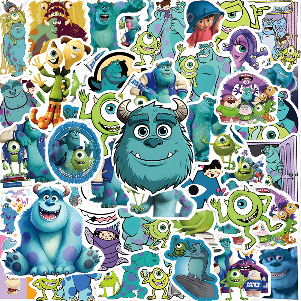 Laptop Accessories Cool - 60pcs Disney Funny Anime Monster Inc