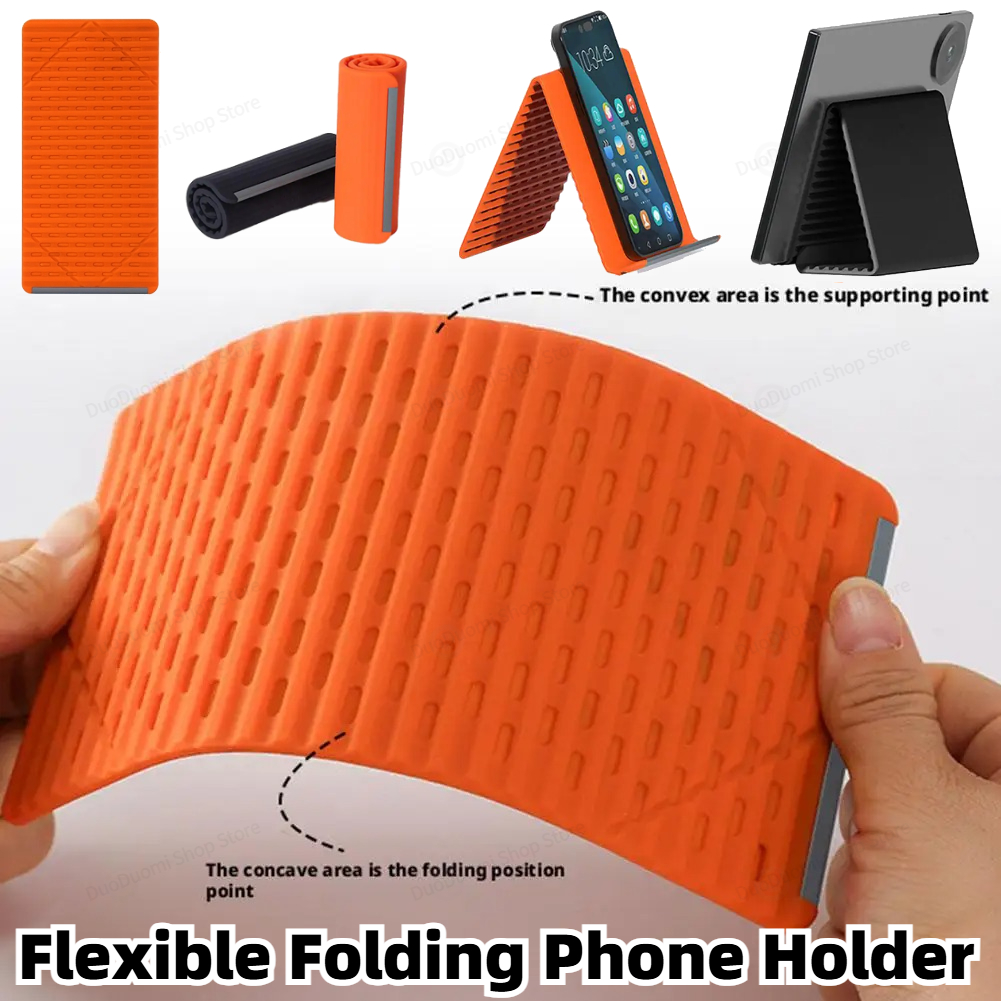 Laptop Accessories Holder - Flexible Folding Phone Holder Creative Foldable