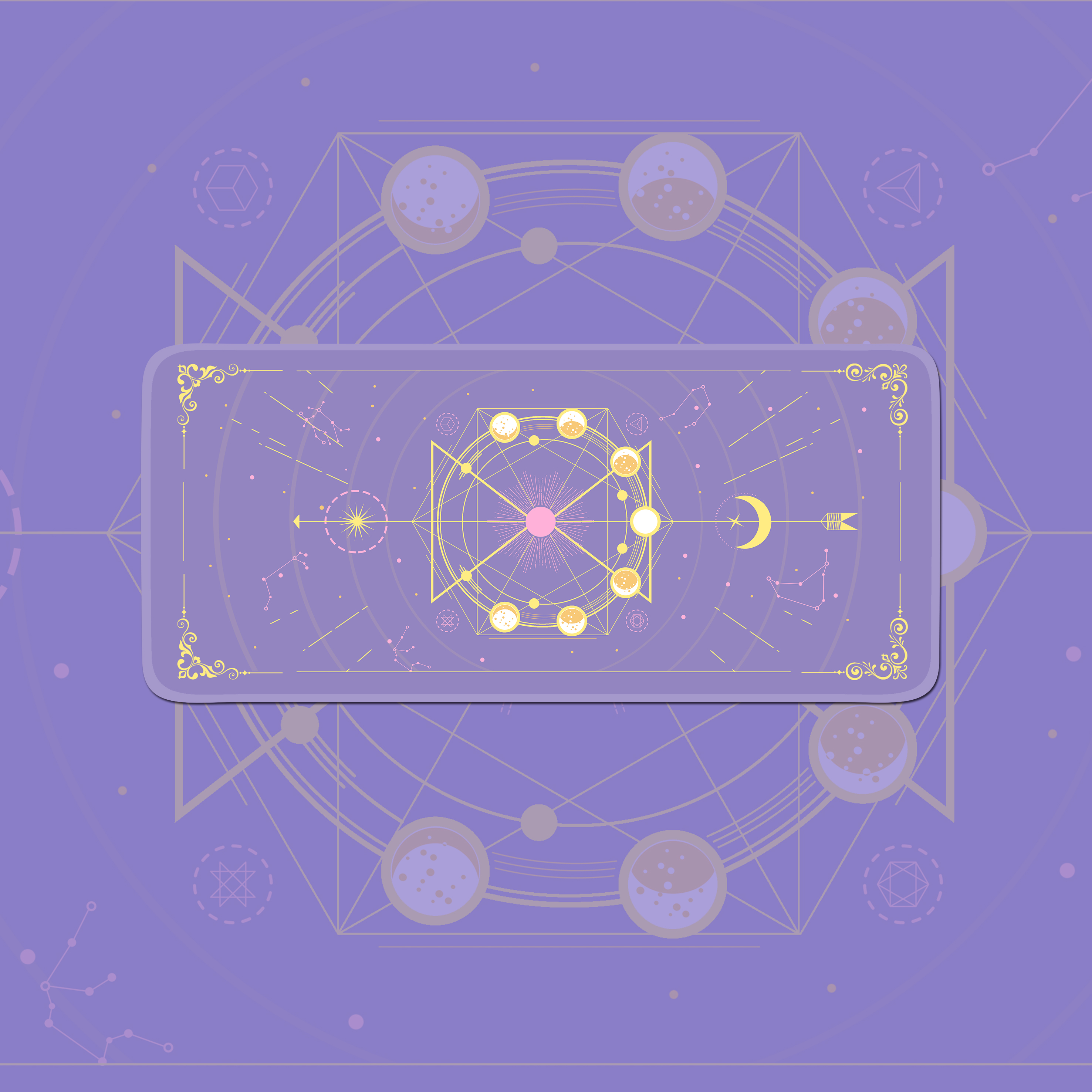 Magic Moon Star Purple  Extra  - Laptop Accessories Girls 리뷰 및 가격