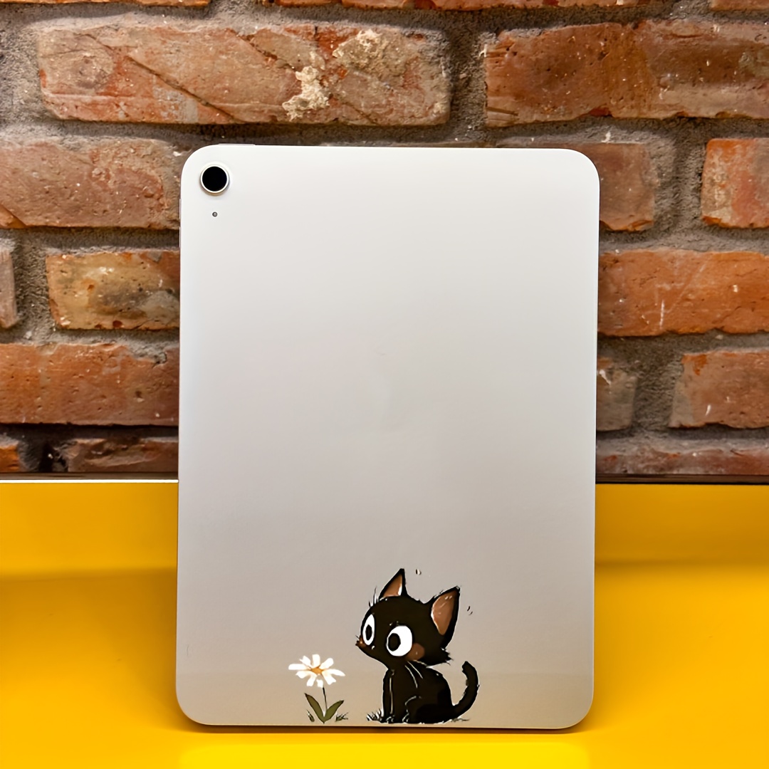 1PC Cute Black Cat Flower Stic - Laptop Accessories Bag 리뷰 및 가격