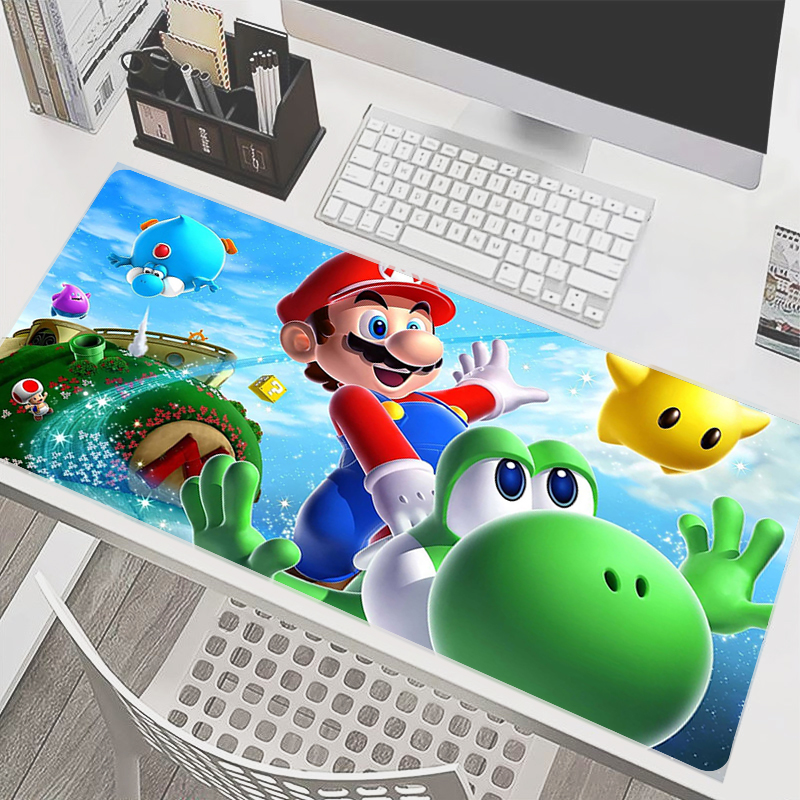 90x40cm Mouse Pad M-Mario Anim - Keyboard Laptop Accessories 리뷰 및 가격