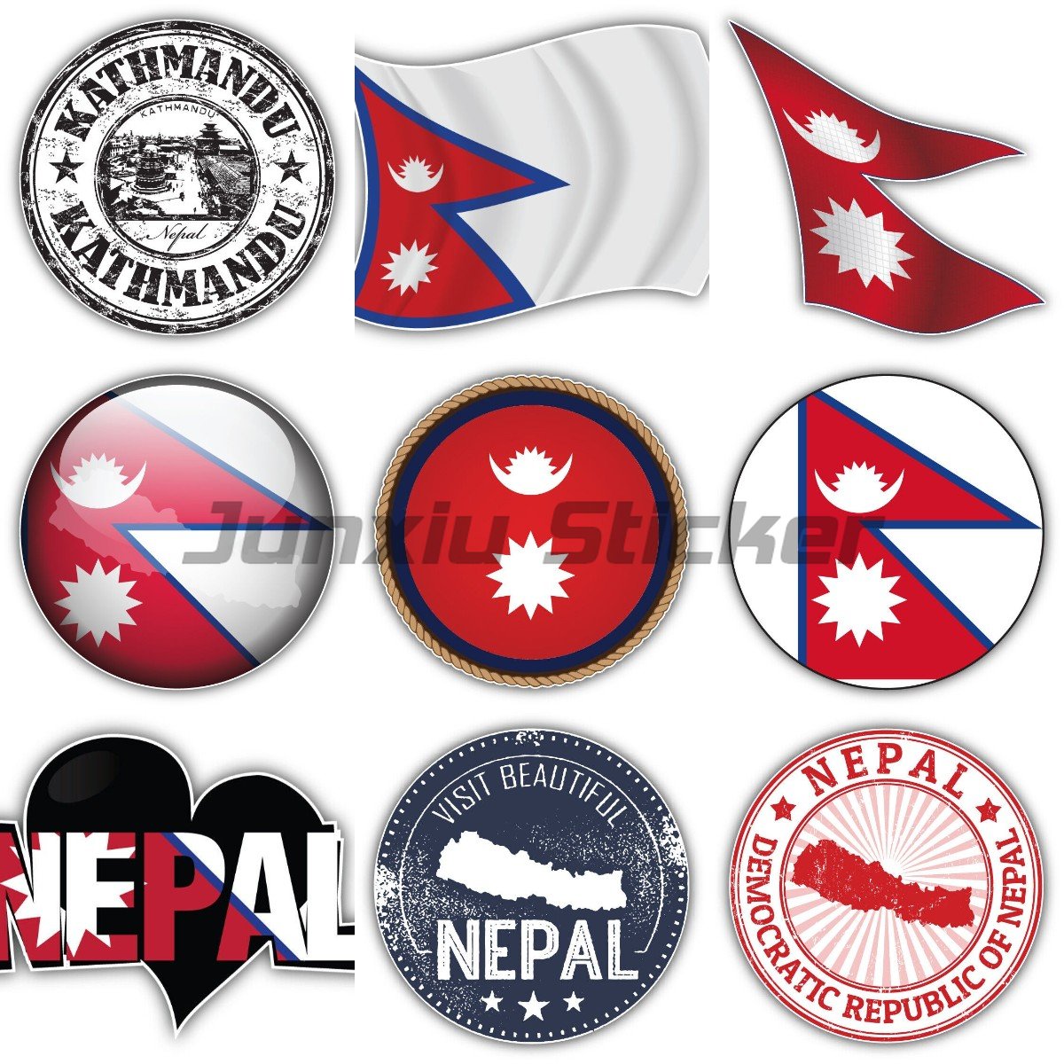 Nepal Flag Bumper Vinyl Bicycl - Laptop Accessories In Nepal 리뷰 및 가격