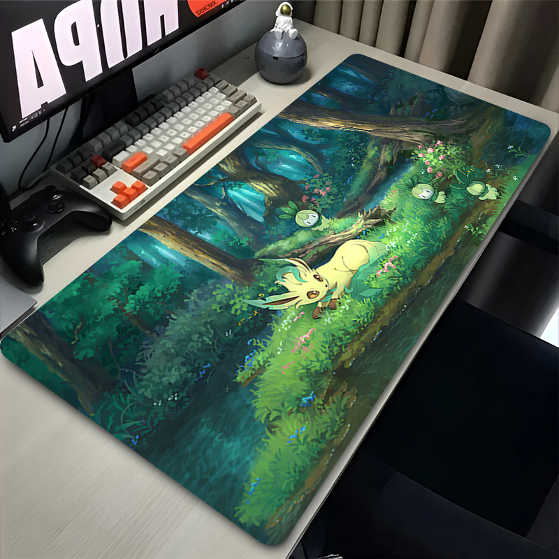 Mouse Pad Gamer P-pokemon Leaf - Keyboard Laptop Accessories 리뷰 및 가격