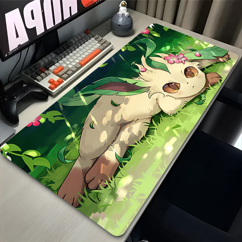 Mouse Pad Gamer P-pokemon Leaf - Keyboard Laptop Accessories 리뷰 및 가격