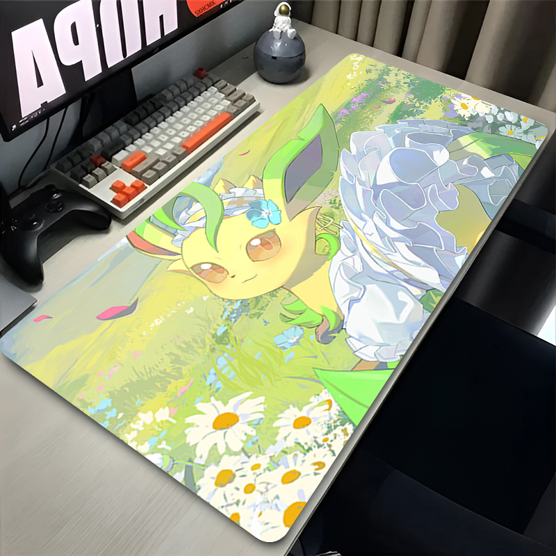 Mouse Pad Gamer P-pokemon Leaf - Keyboard Laptop Accessories 리뷰 및 가격