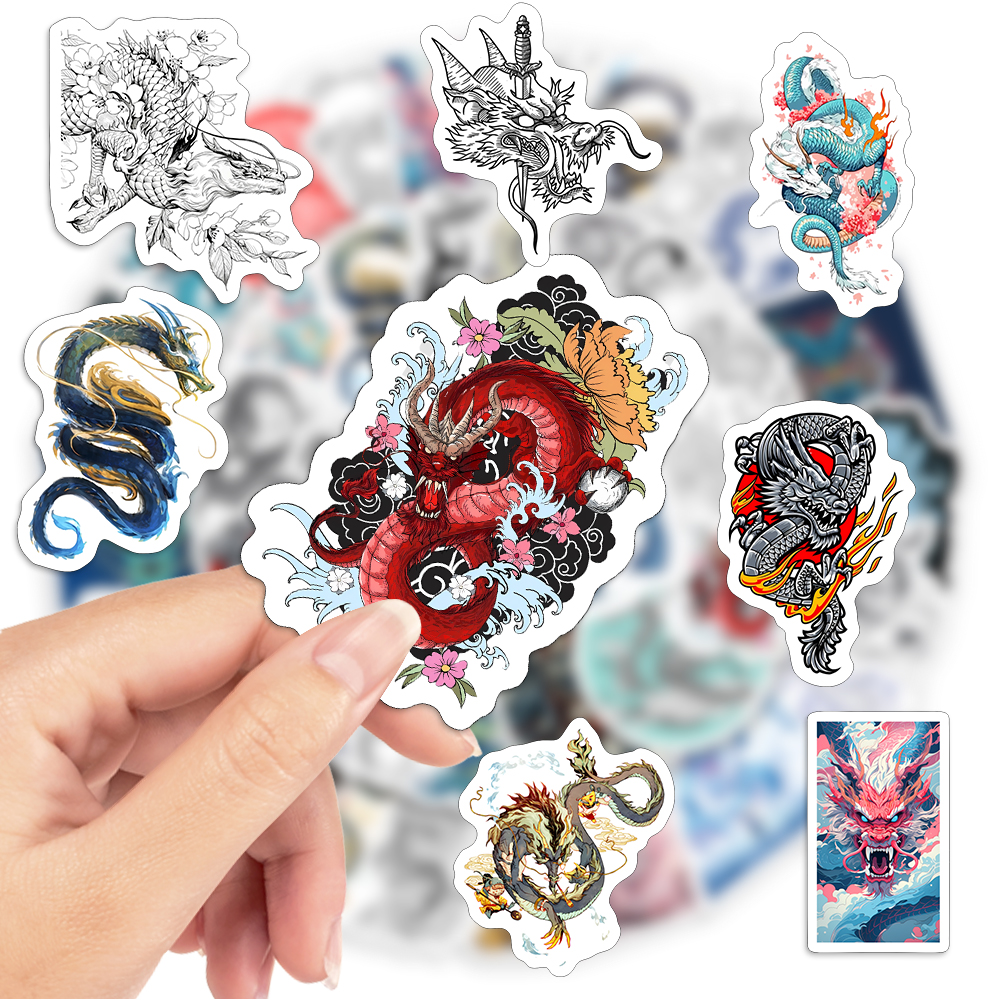 Cool Chinese Dragon Stickers D - Laptop Accessories Cool 리뷰 및 가격