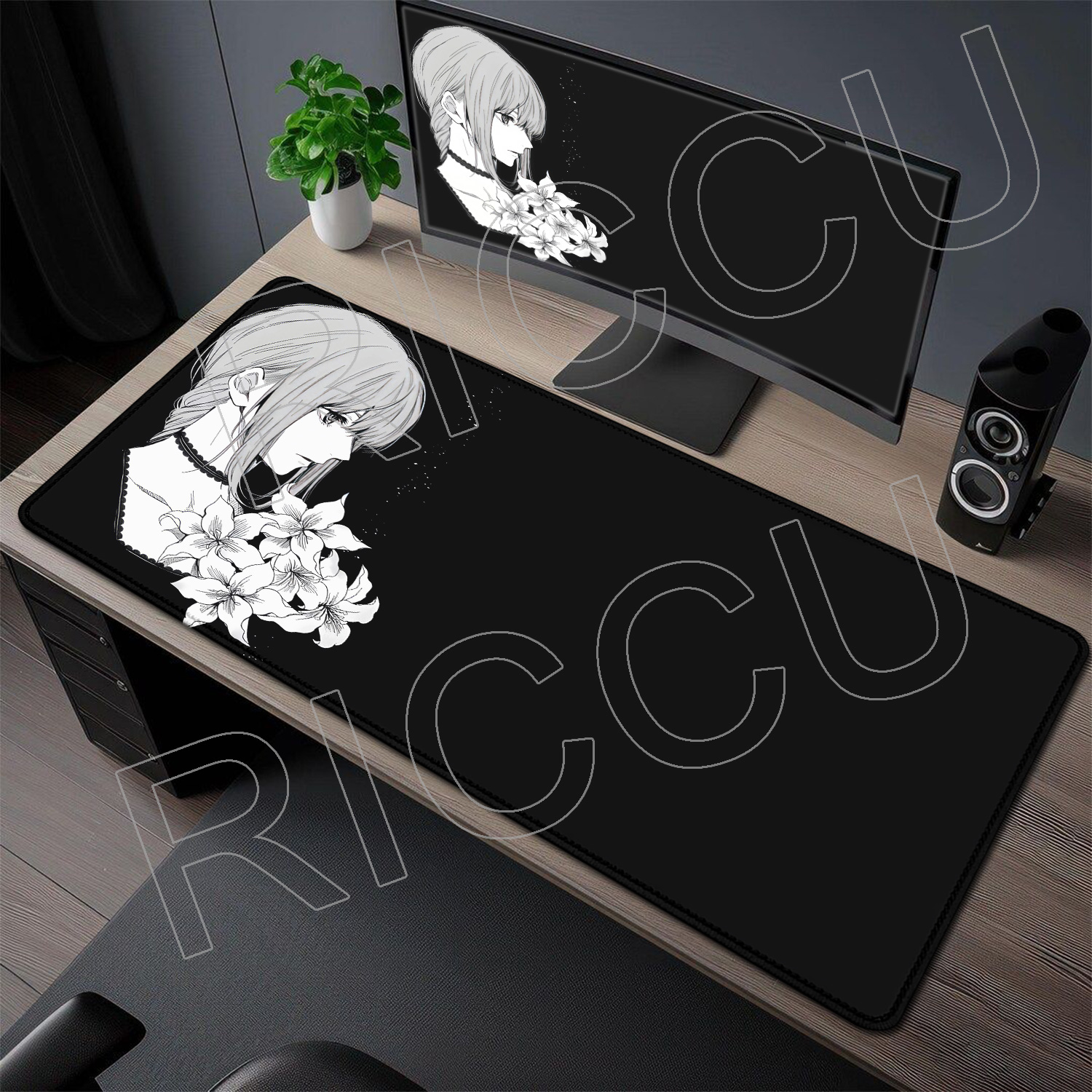 XXL Anime Girl Reze Mouse pad  - Laptop Accessories Girls 리뷰 및 가격