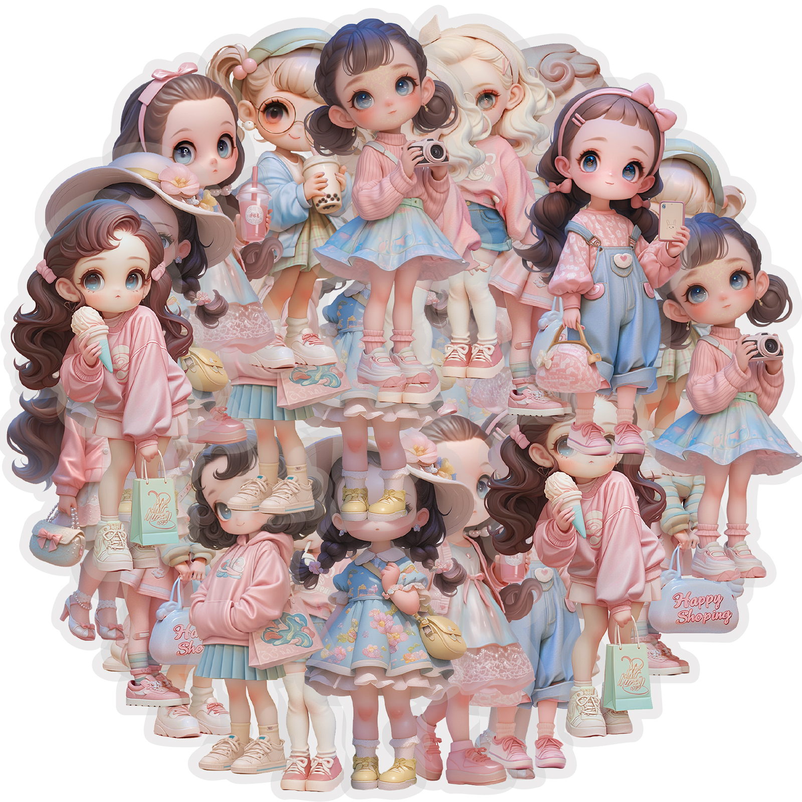 Etori Life 10Pcs Sweet Macaron - Laptop Accessories Girls 리뷰 및 가격
