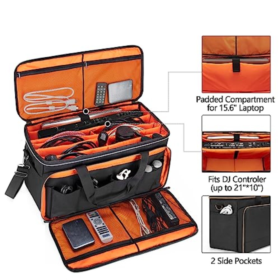 Large Travel DJ Cable File Bag - Laptop Accessories Bag 리뷰 및 가격