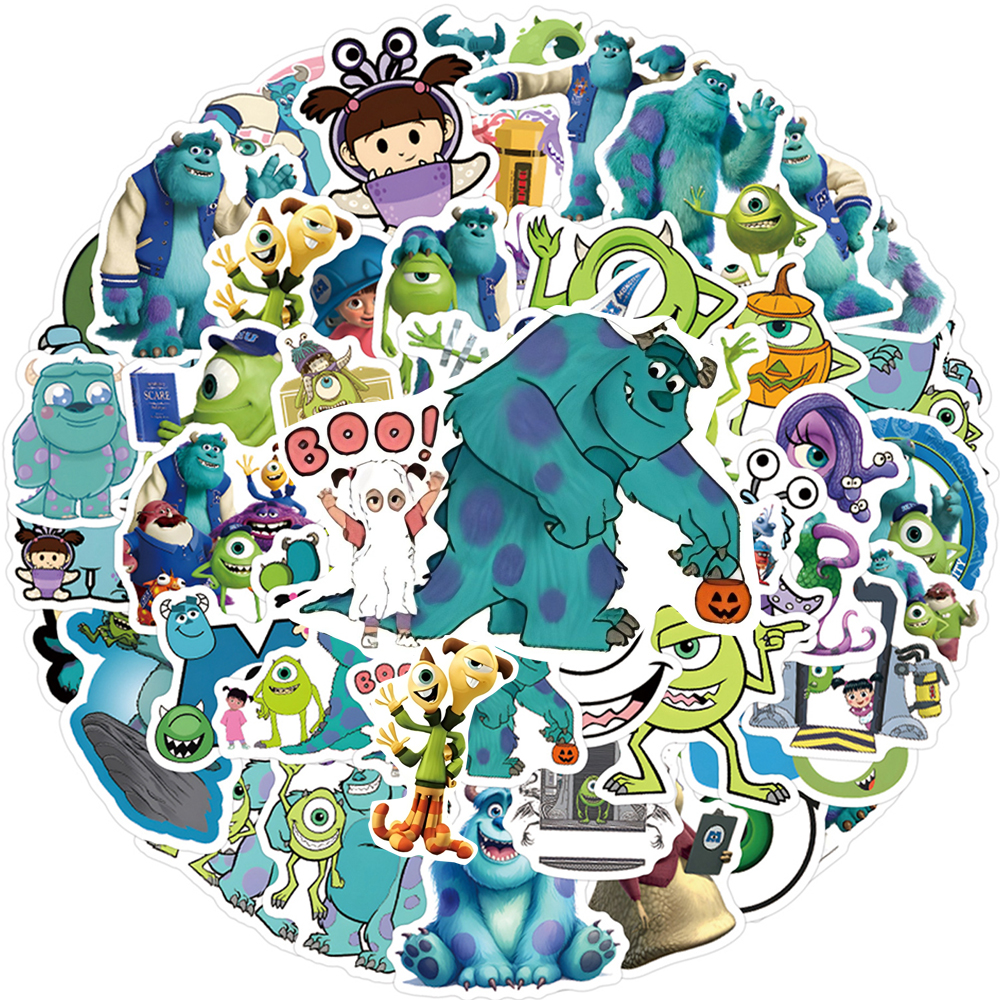 60pcs Disney Funny Anime Monst - Laptop Accessories Cool 리뷰 및 가격