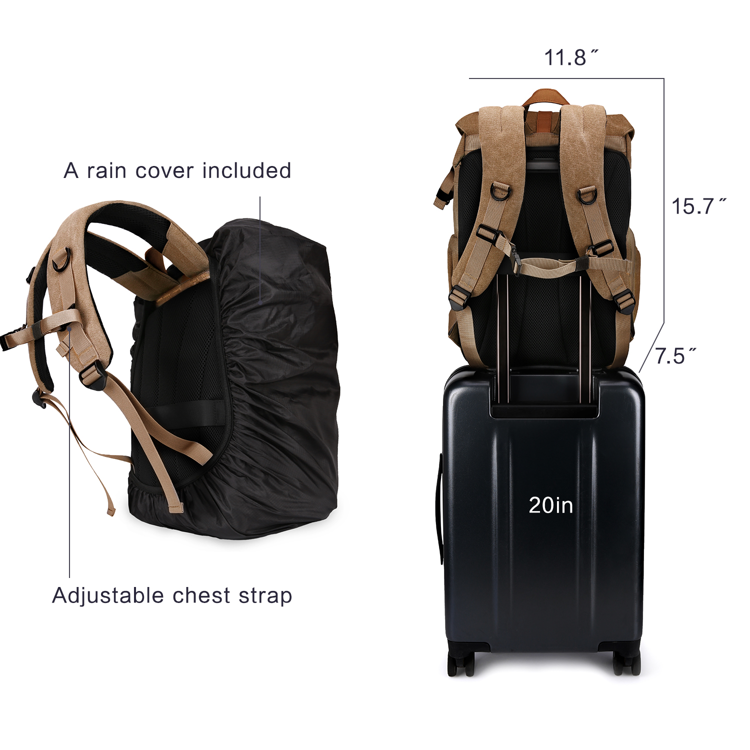 BAGSMART Camera Bag DSLR Photo - Laptop Accessories Holder 리뷰 및 가격